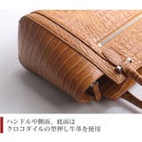 カイマン×牛革 トートバッグ レディース | sankyo shokai | 詳細画像5