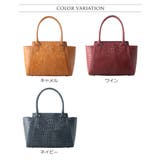 カイマン×牛革 トートバッグ レディース | sankyo shokai | 詳細画像11