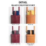 スマホポーチ 本革 レディース | sankyo shokai | 詳細画像13