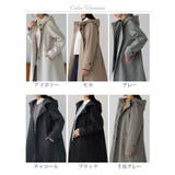 ロングコート フード付き レディース | sankyo shokai  | 詳細画像17 