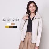 レザージャケット 本革 レディース | sankyo shokai  | 詳細画像1 