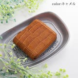 クロコダイル ラウンドファスナー 二つ折り財布 | sankyo shokai | 詳細画像11