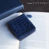 クロコダイル ラウンドファスナー 二つ折り財布 | sankyo shokai | 詳細画像15