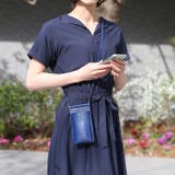 クロコダイル スマホショルダー レディース | sankyo shokai | 詳細画像5