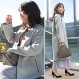 ノーカラー パイピング コート | sankyo shokai | 詳細画像14