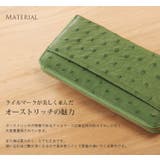 オーストリッチ ラウンドファスナー 財布 | sankyo shokai | 詳細画像3