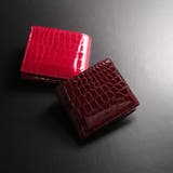 クロコダイル 二つ 折り財布 | sankyo shokai | 詳細画像2