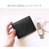 折り財布 レディース クロコダイル | sankyo shokai | 詳細画像3