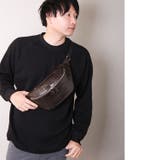 クロコダイル ウエストバッグ マット | sankyo shokai  | 詳細画像3 