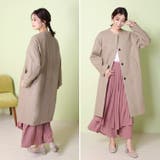 ノーカラー コート レディース | sankyo shokai  | 詳細画像8 