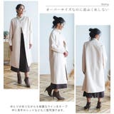 ノーカラーコート ロング レディース | sankyo shokai | 詳細画像8