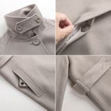 ステンカラーコート レディース ロングコート | sankyo shokai  | 詳細画像14 