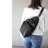 クロコダイル ボディバッグ スリング | sankyo shokai  | 詳細画像2 