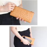 オーストリッチ 長財布 L字ファスナー | sankyo shokai  | 詳細画像2 