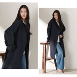 ノーカラーコート レディース ロング丈 | sankyo shokai  | 詳細画像11 