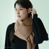 カシミヤ ブレンド レディースマフラー | sankyo shokai | 詳細画像6