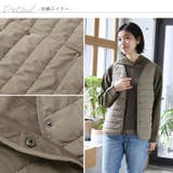 ノーカラーコート スエードポンチ ライナーベスト付き | sankyo shokai  | 詳細画像9 