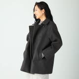 スタンドカラーコート レディース ミドル丈 | sankyo shokai  | 詳細画像2 
