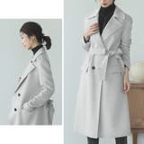 チェスターコート ダブルフェイス レディース | sankyo shokai  | 詳細画像9 