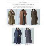 ステンカラーコート ウール混 レディース | sankyo shokai  | 詳細画像14 