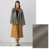 スタンドカラーコート レディース ショート丈 | sankyo shokai  | 詳細画像6