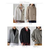 スタンドカラーコート レディース ショート丈 | sankyo shokai  | 詳細画像17