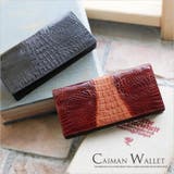 カイマン 二つ折 長財布 | sankyo shokai  | 詳細画像1 