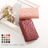 【クーポン対象!】オーストリッチ 名刺入れ カードケース | sankyo shokai  | 詳細画像1 