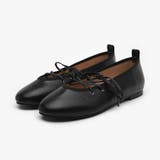 Black | [SAPPUN] Fletta レースアップ フラットシューズ (1cm) | SAPPUN