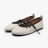 Ivory | [SAPPUN] Fletta レースアップ フラットシューズ (1cm) | SAPPUN
