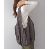 グレー | ハトメ ショルダートートバッグ | VIVID LADY