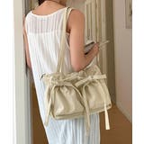 ベージュ | バレエコアショルダーバッグ レディース 肩掛け | VIVID LADY