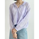 サマーフード付きシャツブラウス 全4色 ショート丈シャツ | VIVID LADY | 詳細画像13