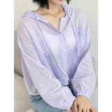 サマーフード付きシャツブラウス 全4色 ショート丈シャツ | VIVID LADY | 詳細画像15