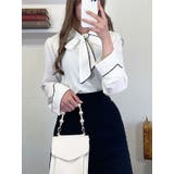 ボウタイ付きブラウス 全3色 春秋冬 | VIVID LADY | 詳細画像7