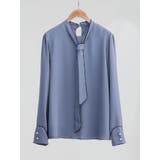 ボウタイ付きブラウス 全3色 春秋冬 | VIVID LADY | 詳細画像2