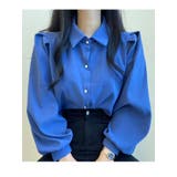 ブルー | シャツ レディース 長袖 | VIVID LADY