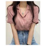 ピンク | シャツブラウス レディース 半袖 | VIVID LADY