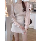 ベージュ | サテンブラウス レディース ブラウス | VIVID LADY