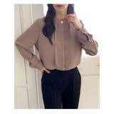 ハイネックオフィスブラウス レディース 長袖 | VIVID LADY | 詳細画像7 