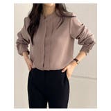 ハイネックオフィスブラウス レディース 長袖 | VIVID LADY | 詳細画像9 