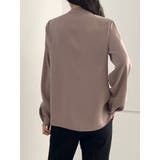 ハイネックオフィスブラウス レディース 長袖 | VIVID LADY | 詳細画像10 