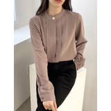 ハイネックオフィスブラウス レディース 長袖 | VIVID LADY | 詳細画像13 