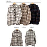 チェックならではのモダンな感じと暖かい起毛素材でデイリールックシャツブラウス | VIVID LADY | 詳細画像17