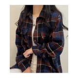 チェックならではのモダンな感じと暖かい起毛素材でデイリールックシャツブラウス | VIVID LADY | 詳細画像8