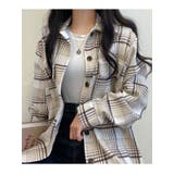 チェックならではのモダンな感じと暖かい起毛素材でデイリールックシャツブラウス | VIVID LADY | 詳細画像10