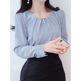 ボリューム感が伝わるピンタックブラウス 韓国 春 | VIVID LADY | 詳細画像8