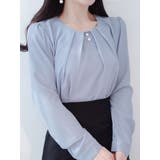 ボリューム感が伝わるピンタックブラウス 韓国 春 | VIVID LADY | 詳細画像9