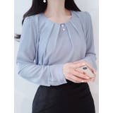 ボリューム感が伝わるピンタックブラウス 韓国 春 | VIVID LADY | 詳細画像10