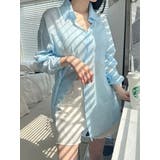 シアー袖バルーンオーバーフィットロングシャツ 長袖 全7色 | VIVID LADY | 詳細画像7